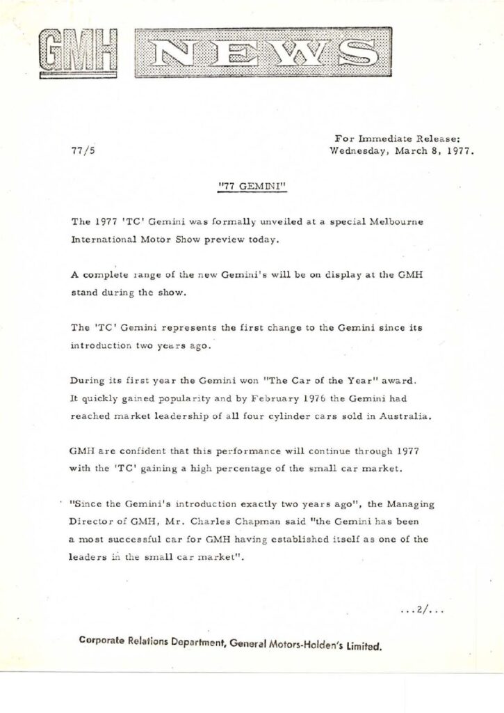 thumbnail of 1977 TC Gemini Press Release opt
