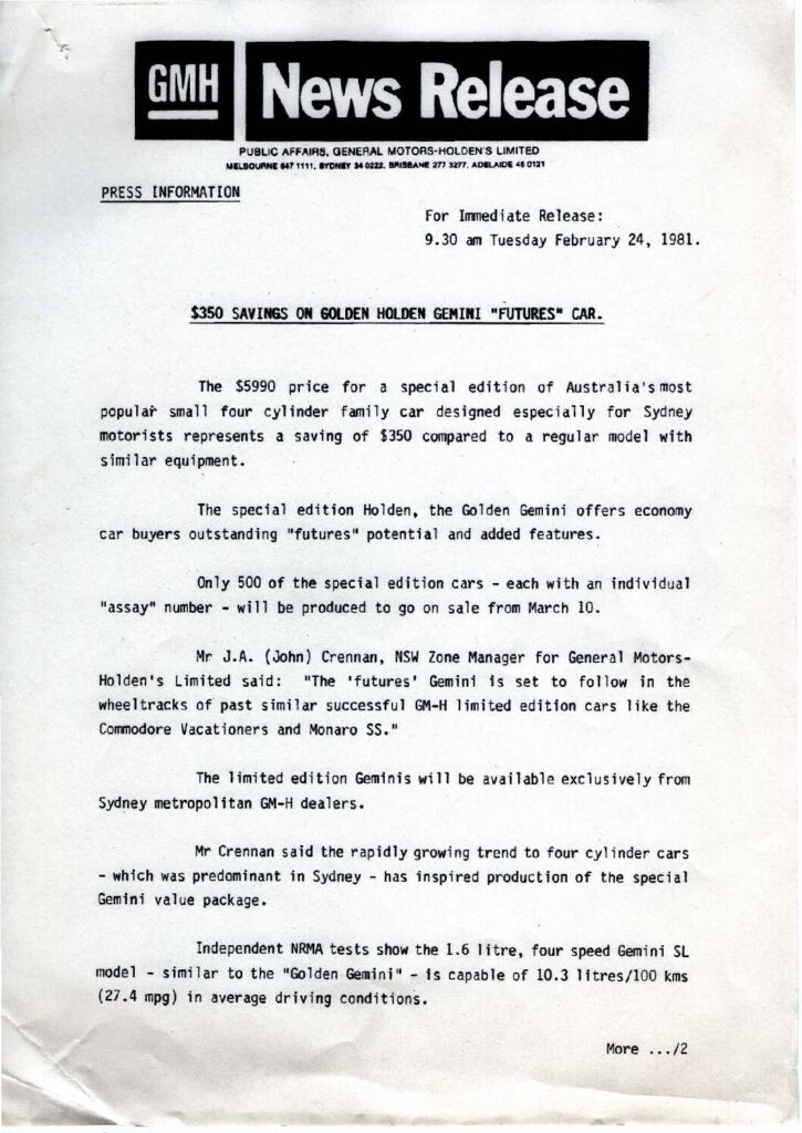 thumbnail of 1981 TE Golden Gemini PR opt